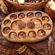 MANINKA Oware Spiel – zwei Susu-Geister wachen über jeden Zug
